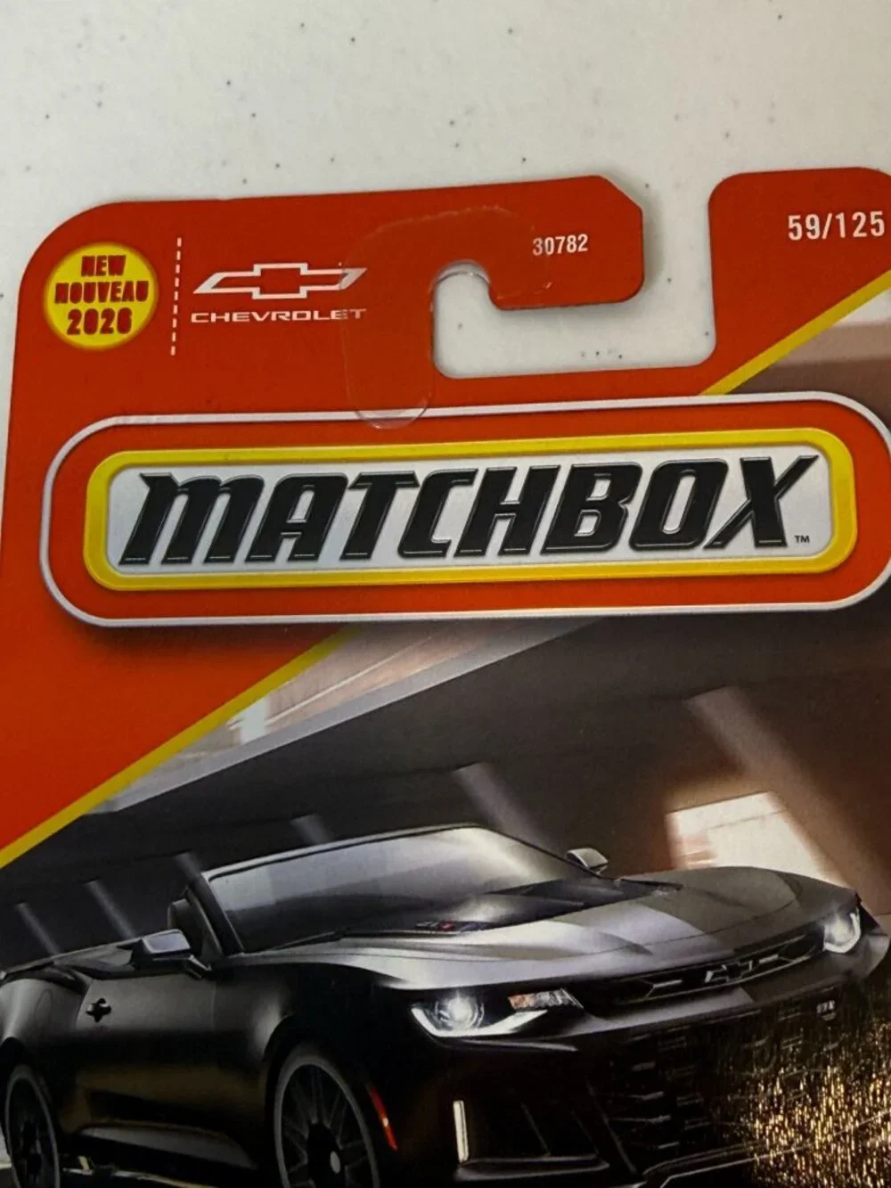 2026 Matchbox 2024 Chevrolet Camaro ZL1 Convertible 59/125 Decapotable
